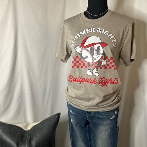 Summer Nights and‎ Ballpark Lights Tee - Picture 1 of 1